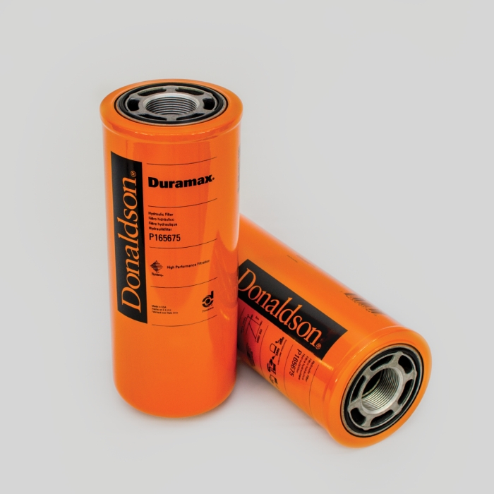 Filtru hidraulic Donaldson P165675 pentru VOLVO 49076, CATERPILLAR 1261817, JOHN DEERE RE38987, MANN WH1257/1, SF-FILTER SPH12523, HIFI FILTER SH66675, UNIFLUX XH817