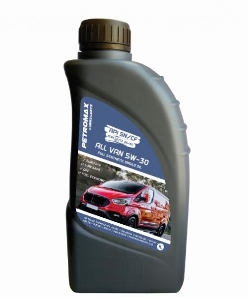 Ulei de motor pentru microbuze Petromax All Van 5W-30 LS 1L ACEA A5/B5, C2, C3, API SN/CF