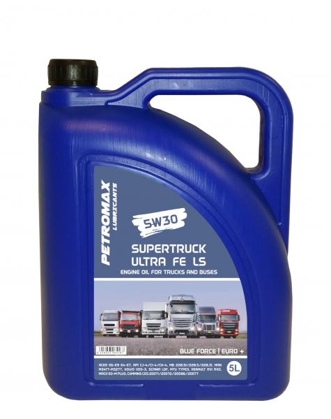 Ulei de motor pentru camioane si autobuze Petromax SuperTruck Ultra FE LS 5W30 5L CK-4 VDS-4 RVI RXD E6-E9 E4-E7