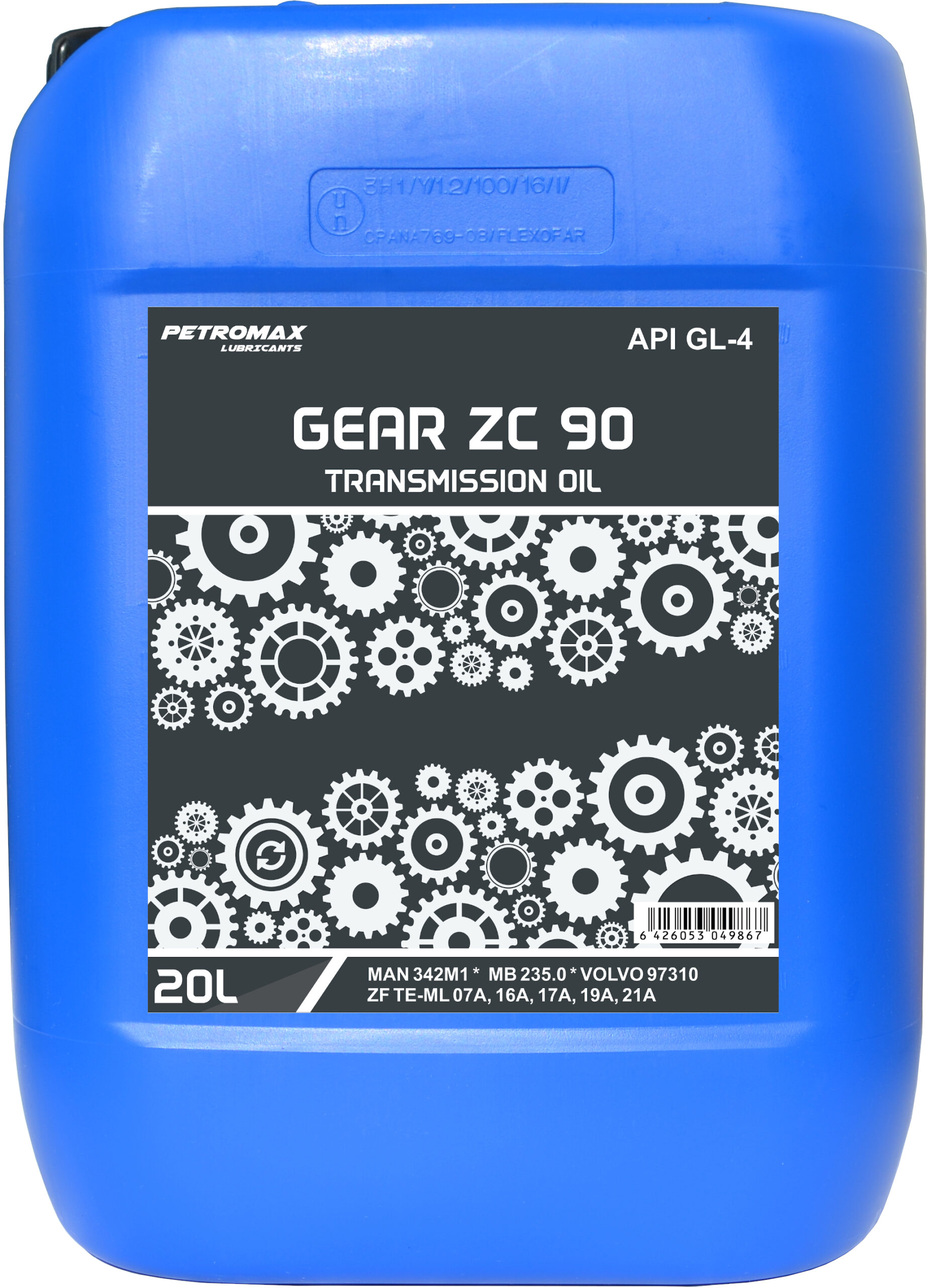 Ulei de transmisie Petromax Gear ZC 90 20L GL-4 97310 80W90