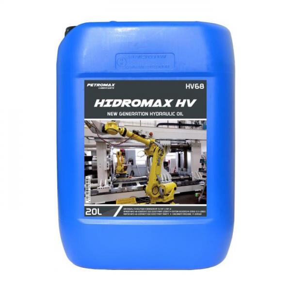 Ulei hidraulic Petromax Hidromax HV 68 20L, DIN 51524-3 HVLP 68, ISO VG 68