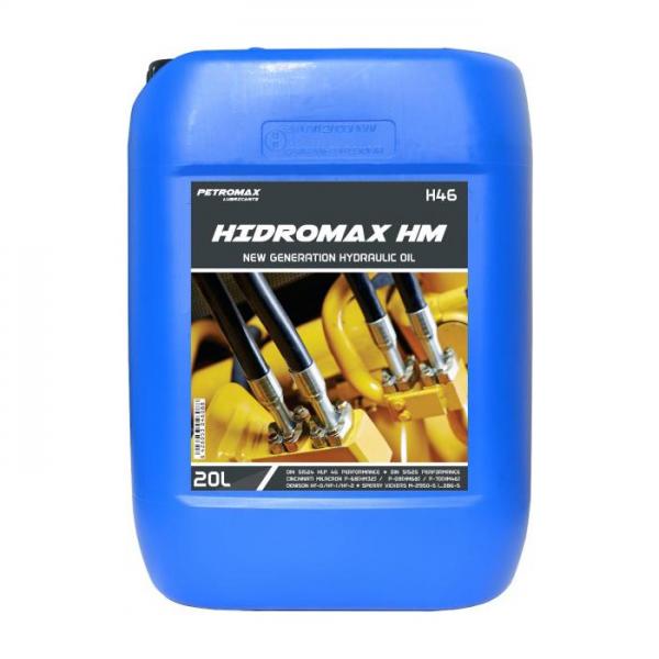 Ulei hidraulic Petromax Hidromax HM (H46) 20L, DIN 51524 HLP 46 51525