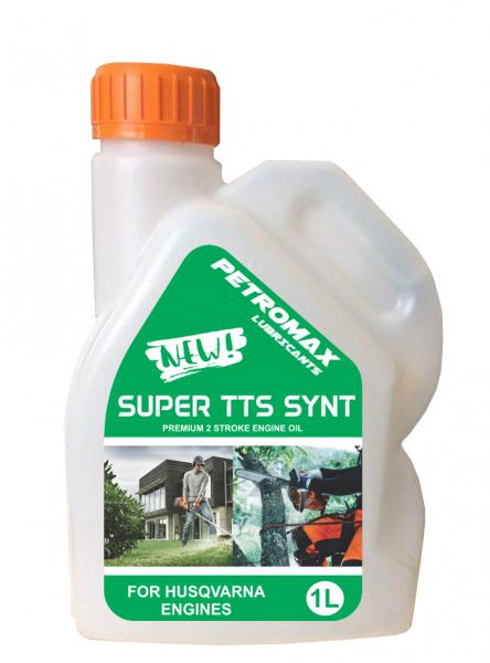 Ulei verde pentru motoare 2 timpi  Petromax Super TTS SYNT 1L API TC PLUS, ISO L-EGD, JASO FD