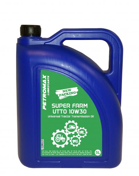 Ulei multifunctional Petromax Super Farm UTTO 10W30 5L, API GL-4, ISO VG 32/46, CAT TO-2, ALLISON C4