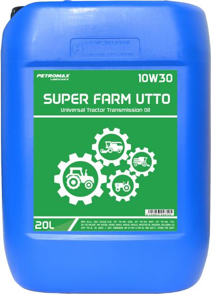 Ulei multifunctional Petromax Super Farm UTTO 10W30 20L, API GL-4, ISO VG 32/46, CAT TO-2, ALLISON C4