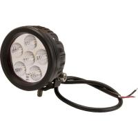 Lampă de lucru LED 18W 1440lm rotundă 10/30V albă diametru 89mm 6 LED-uri Gopart LA10081