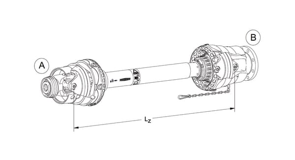 Arbore cardanic unghi larg PWZ675141013420FG