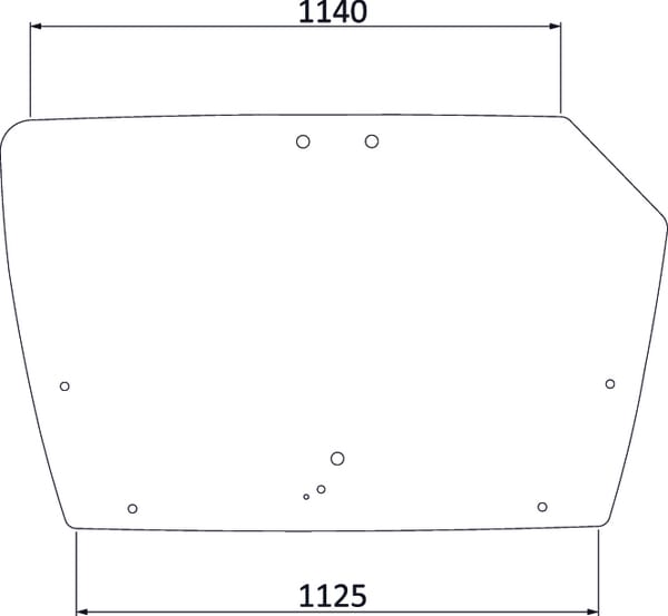 Geam spate superior 4429137N