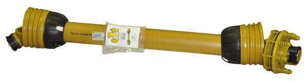 Arbore cardanic T80 L=1010mm ambreiaj de fricțiune și roată liberă Comer T801010ENC12RF6