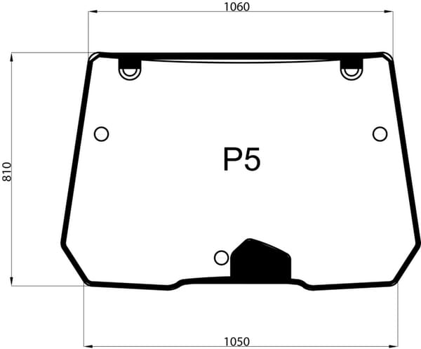 Parbriz detașabil 001439670N