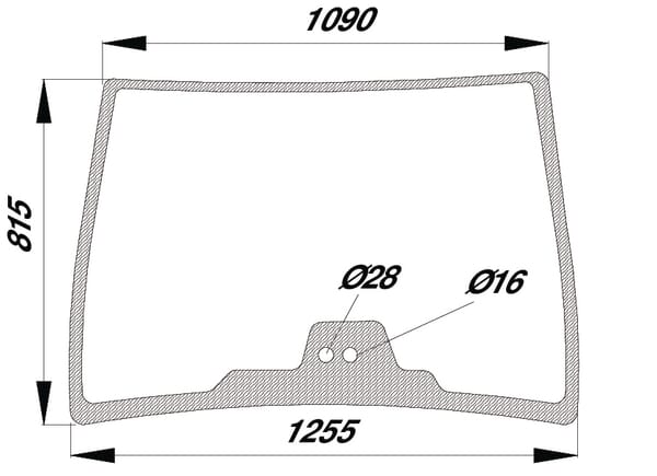 Parbriz G716810040050N
