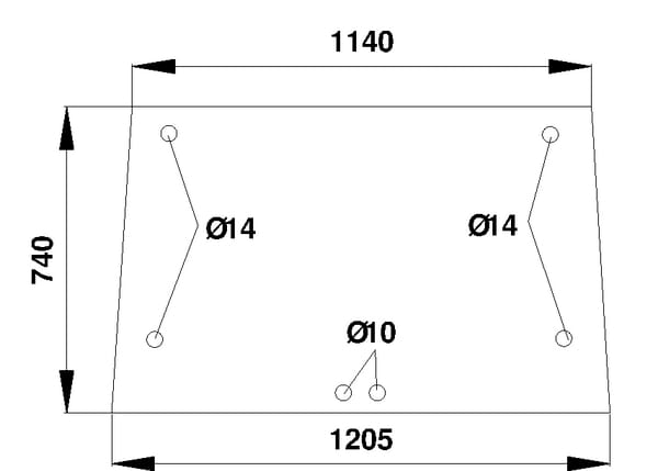 Geam spate superior D8525