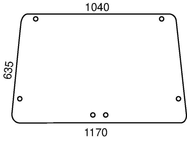 Geam spate superior D6772