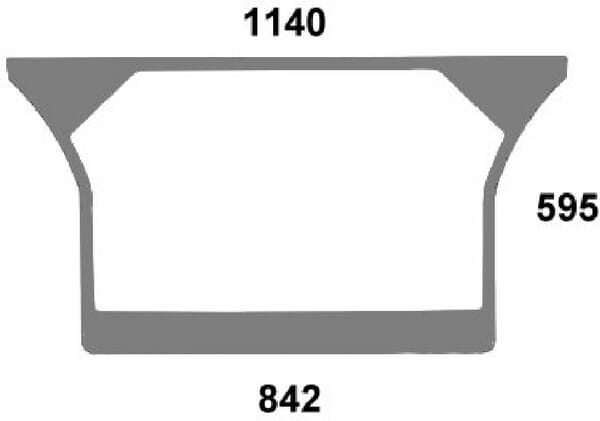 Geam spate inferior 04418956N