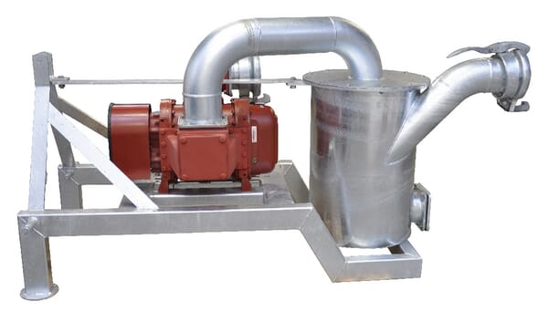 Captator pietre și pompă BR160 pe cadru 655BR160