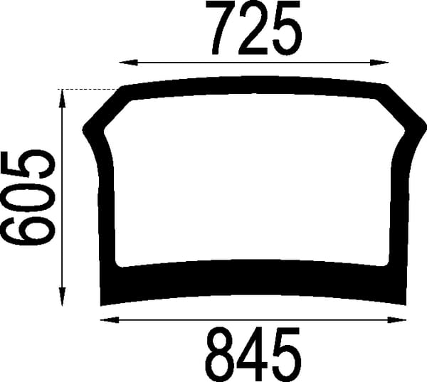 Geam spate inferior 4414216N