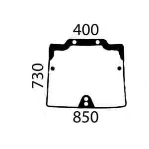 Geam frontal superior CNH 47127547