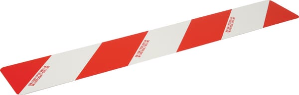 Placă de avertizare stânga roșu-alb WB50371