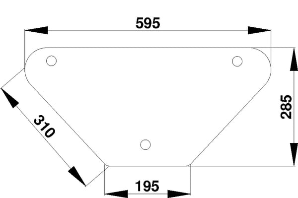 Geam spate inferior D520538