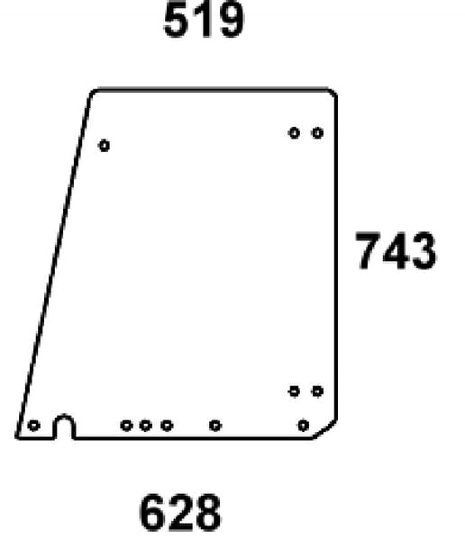 Geam ușă superior 297810030500N