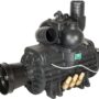 Pompă de vacuum, transmisie directă, rotație stânga, auto-lubrifiere și sistem de echilibrare, B.P. MEC13500DLAB