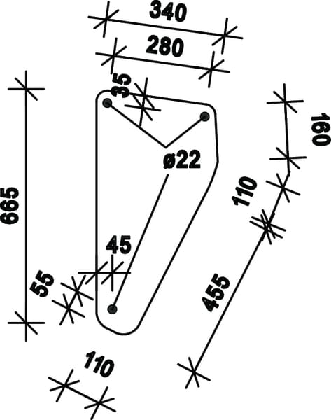 Parbriz inferior D7711