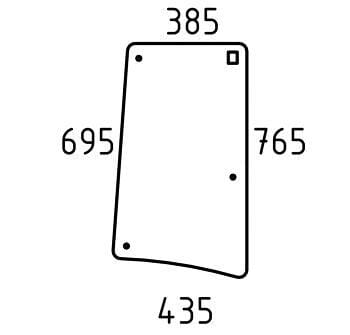 Geam lateral dreapta L213353N