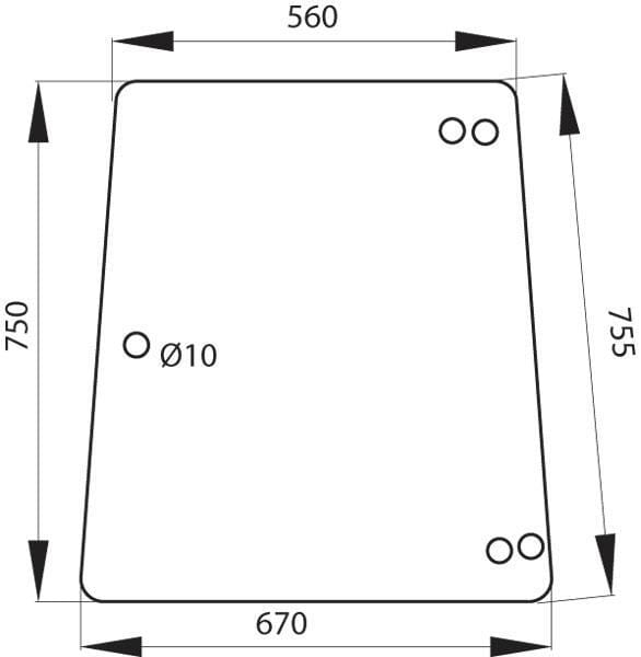 Geam lateral 178810111150N