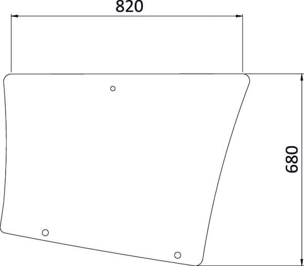 Geam lateral 0011056980N