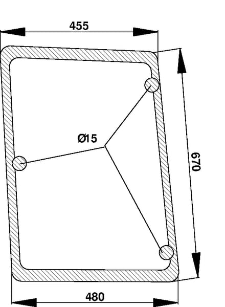 Geam lateral D7125