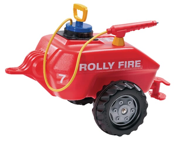Remorcă cu cisternă mică și pulverizator, roșie, Rolly Fire R12296