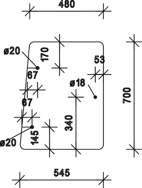 Geam lateral D7731