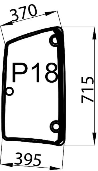 Geam lateral 01214360N