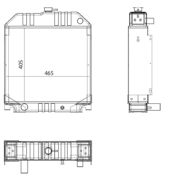 Radiator 130300530001N
