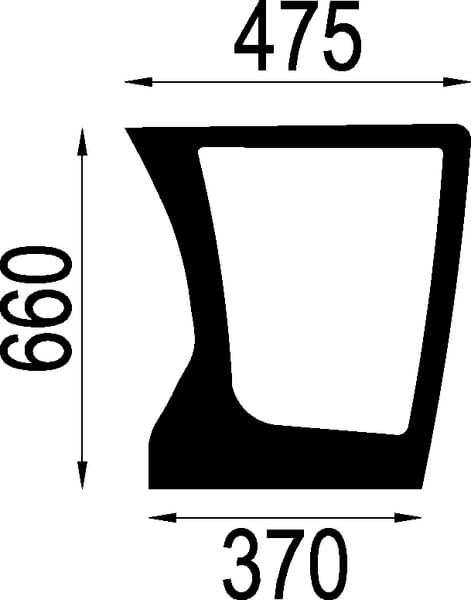 Geam frontal jos 4429882N