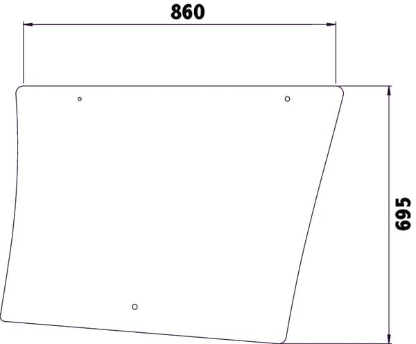 Geam lateral 4272766M1N