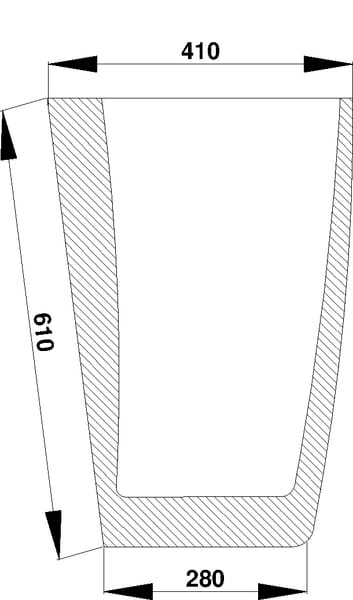 Geam frontal jos D7303