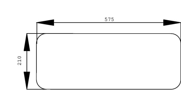 Geam spate inferior D6968