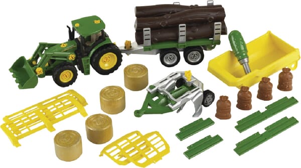 John Deere cu set de remorcă KL3907