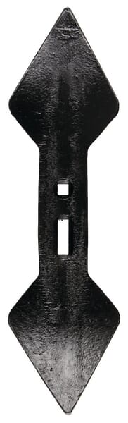 Brăzdar 440x135x17mm reversibil curbat 2 orificii CP050000