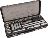 Set capete chei tubulare 1/2″, 29 piese 180429200KR