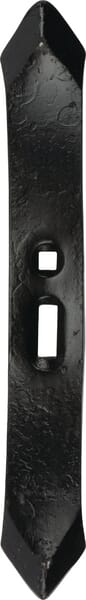 Brăzdar cultivator 410x55x15mm reversibil plat 2 orificii potrivit pentru Köckerling 506009CKR