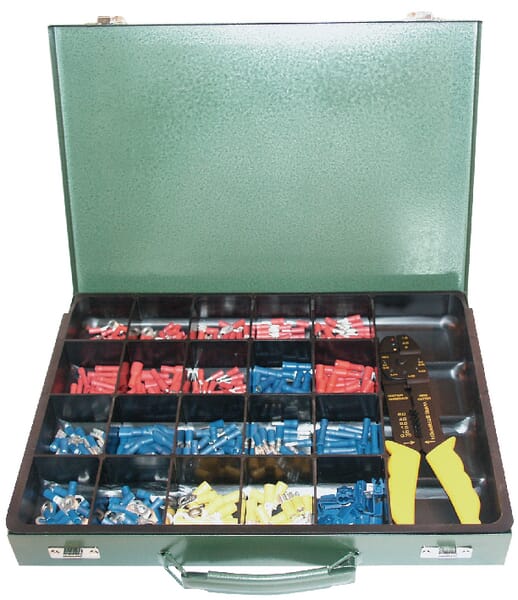 Sortiment papuci de cablu + clește LAA2000KR