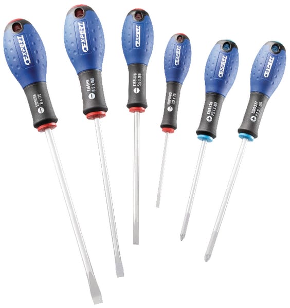 Set 6 șurubelnițe drepte/PZ E160903