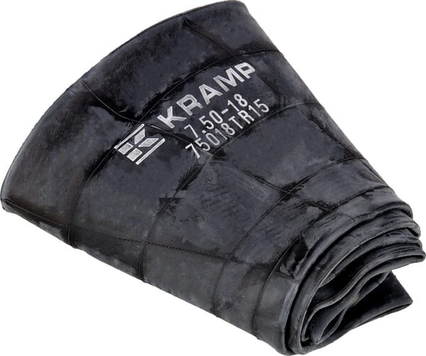 Cameră anvelopă pentru jantă diametru 18″ 7.50-18 cu valvă dreaptă TR15 Kramp 75018TR15