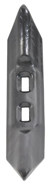 Brăzdar cultivator 340x70x13mm reversibil curbat 2 orificii CP251GP