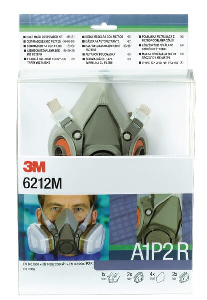 Kit inițial cu filtru A1P2R 6212M