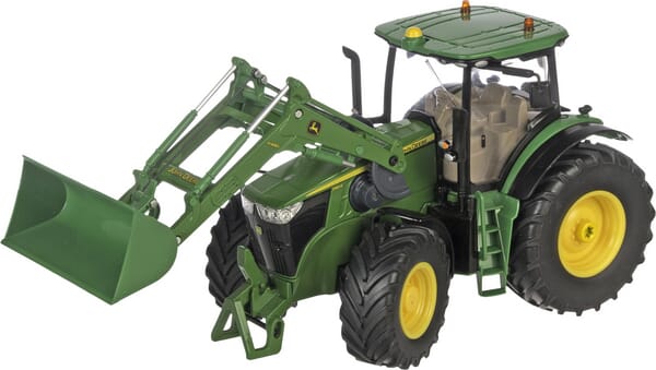 Tractor John Deere 7310R cu încărcător frontal și control prin aplicație Bluetooth S06792