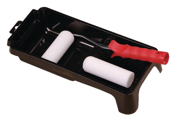 Tavă set vopsire + rolă, IV stea, spumă SF, rotundă, 11cm, 4 bucăți CP2391104