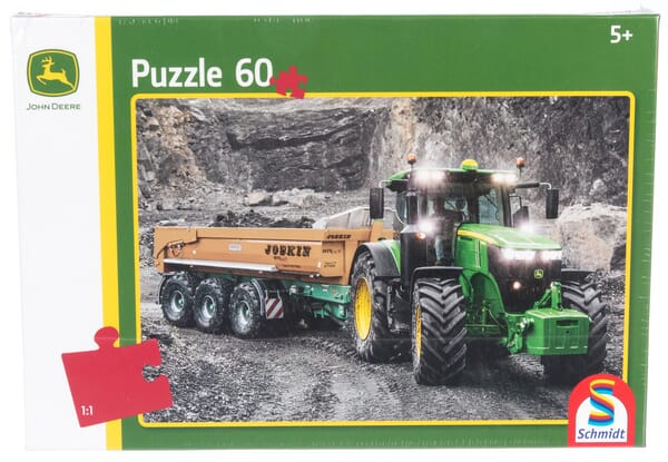Puzzle tractor John Deere 7310R cu remorcă Joskin SH56314